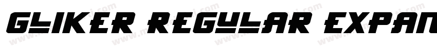 Gliker Regular Expan字体转换